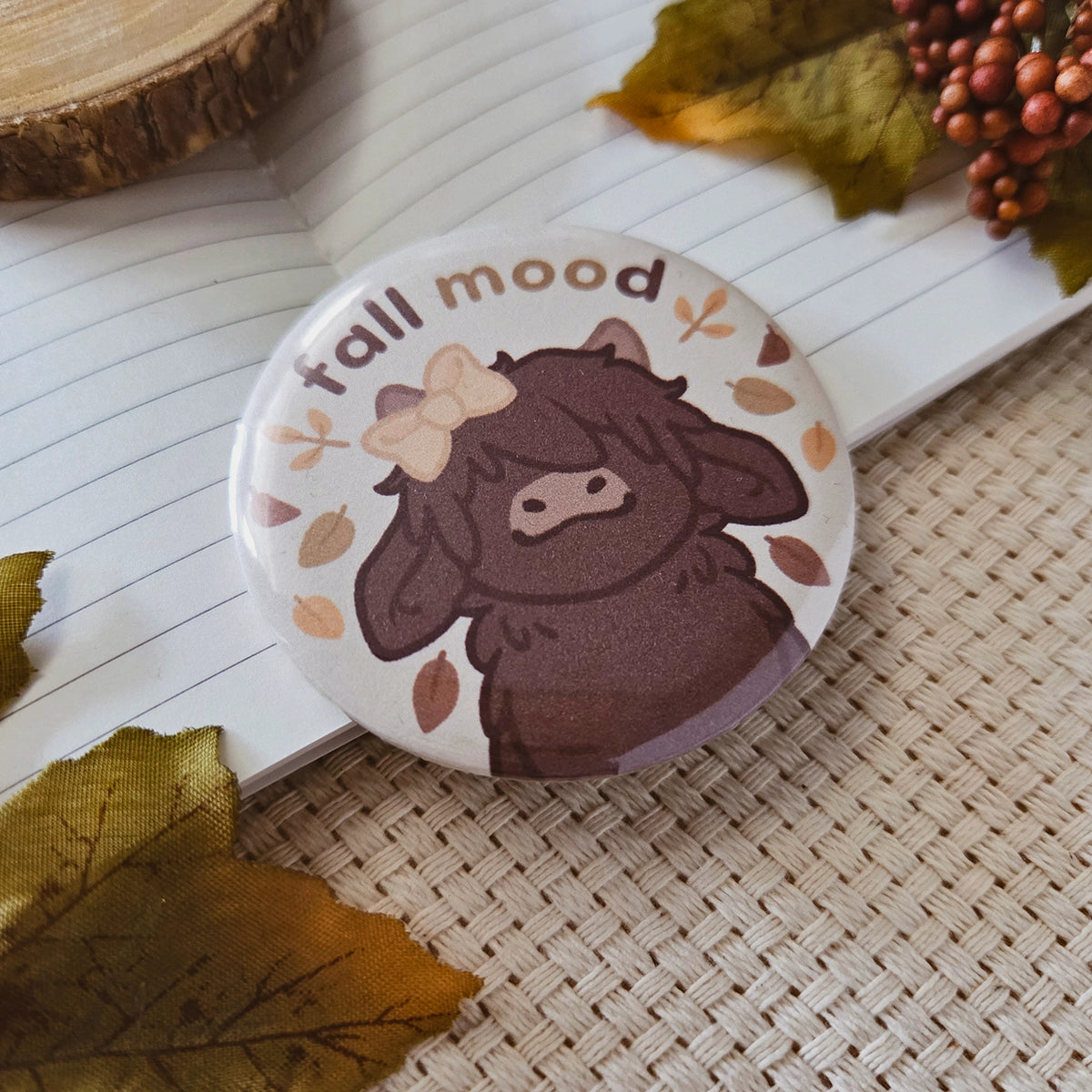 Button - Fall mood