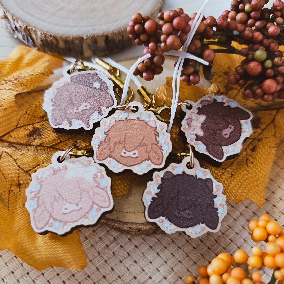Wooden charm - Last summer days I Blind Bag