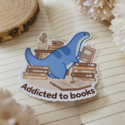 Kiss Cut Sticker - Bookish friends