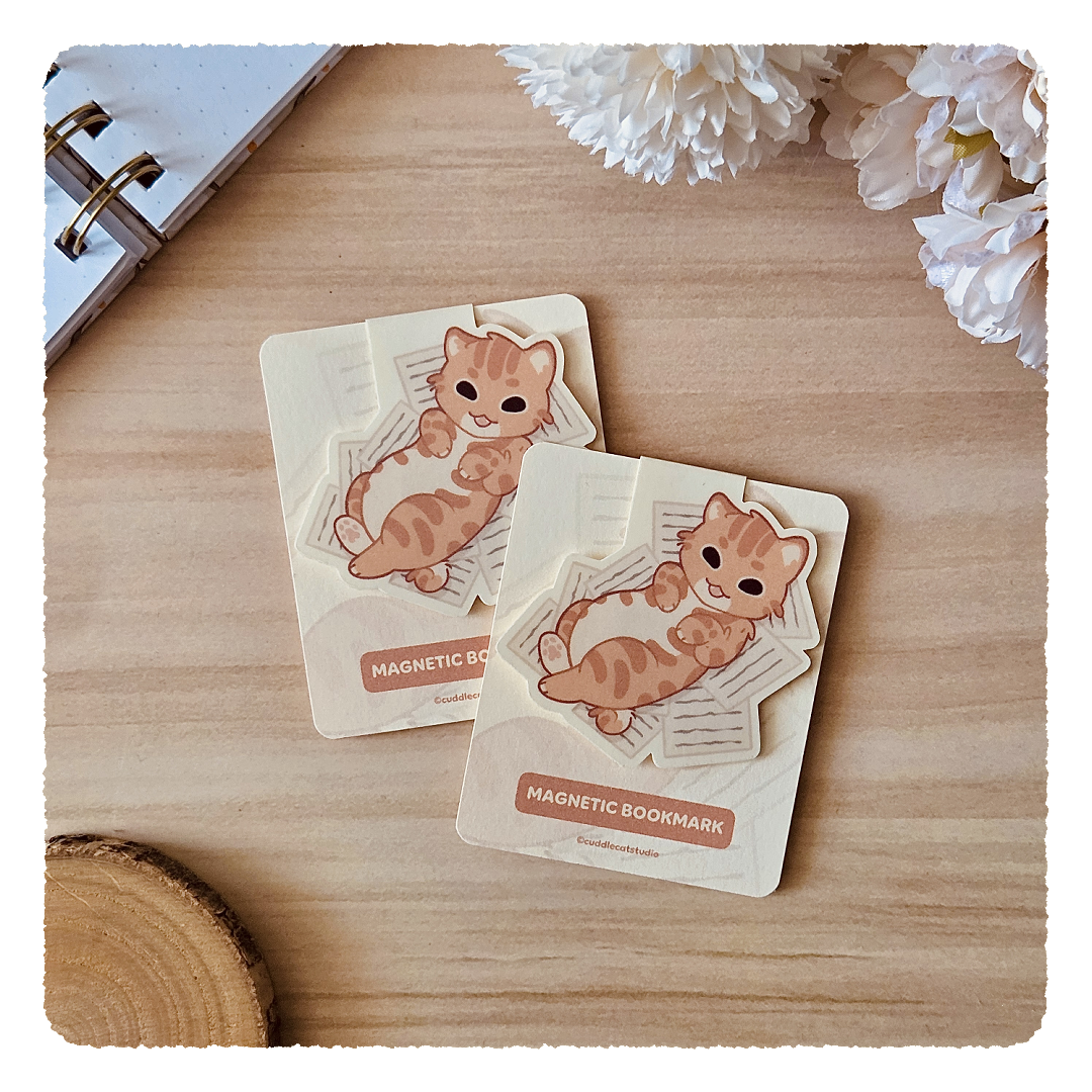 magnetic bookmark - Chill it's only chaos