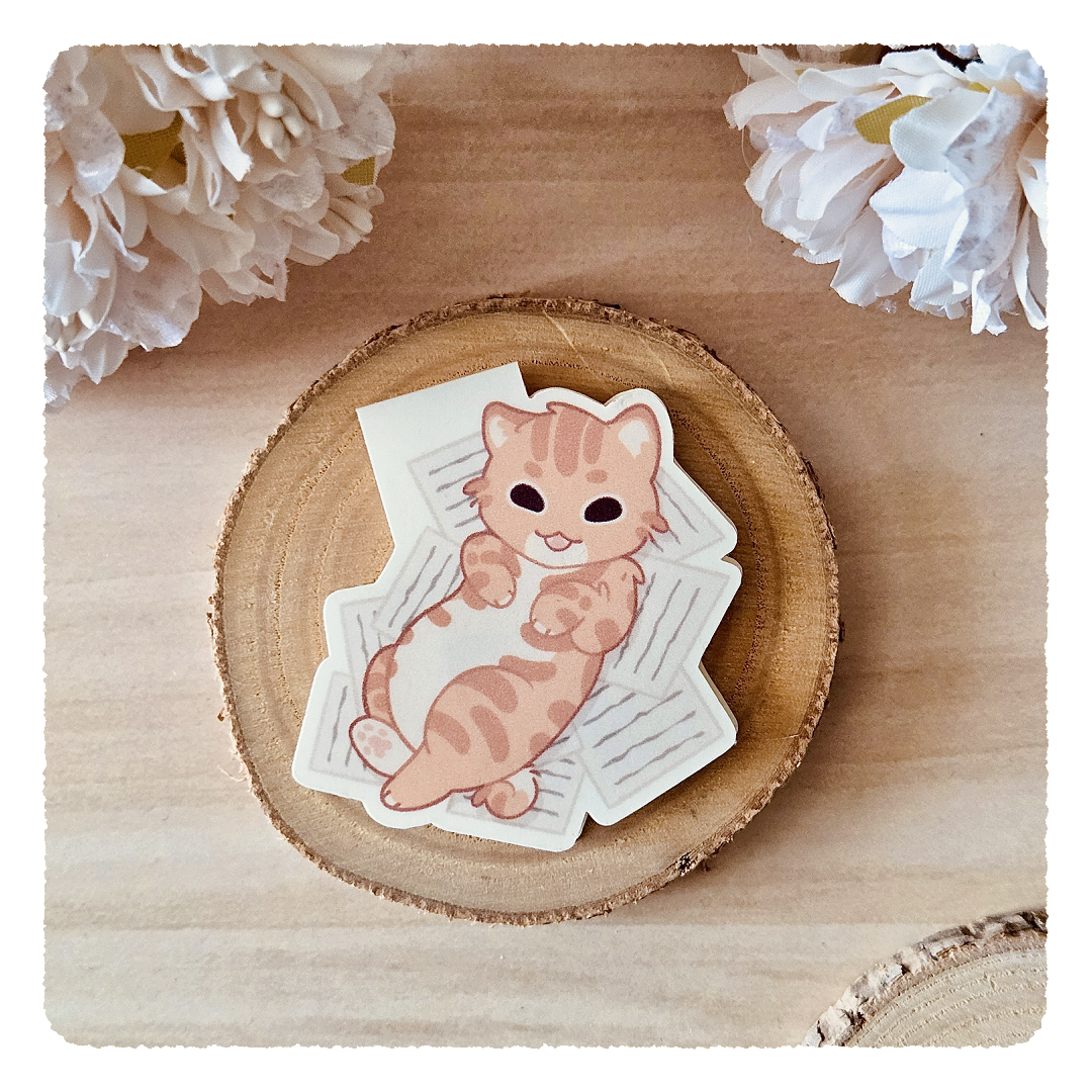 magnetic bookmark - Chill it's only chaos