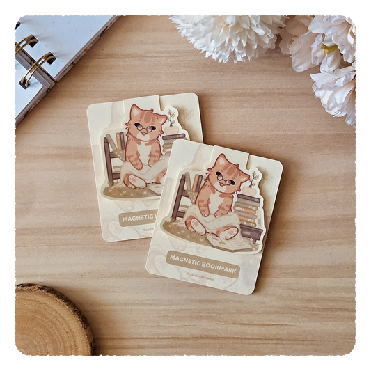 magnetic bookmark - Life is better with a book