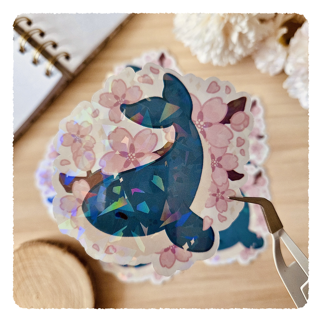Kiss Cut Sticker - Cherry Blossom Friends ❘ Walbert