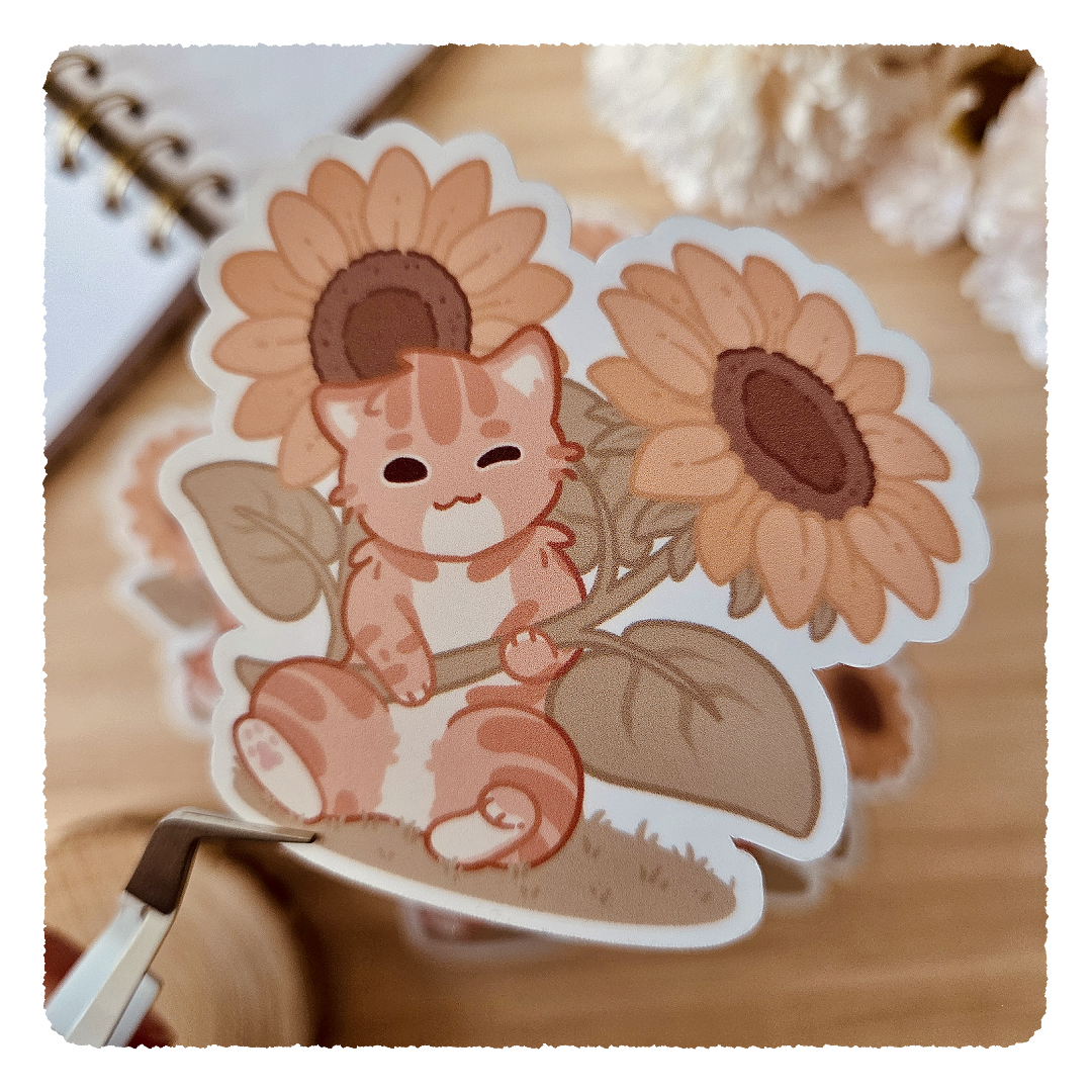 Kiss Cut Sticker - Flourishing Dreams ❘ Sonnenblumen
