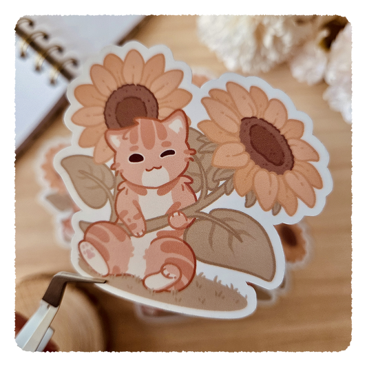Kiss Cut Sticker - Flourishing Dreams ❘ Sonnenblumen