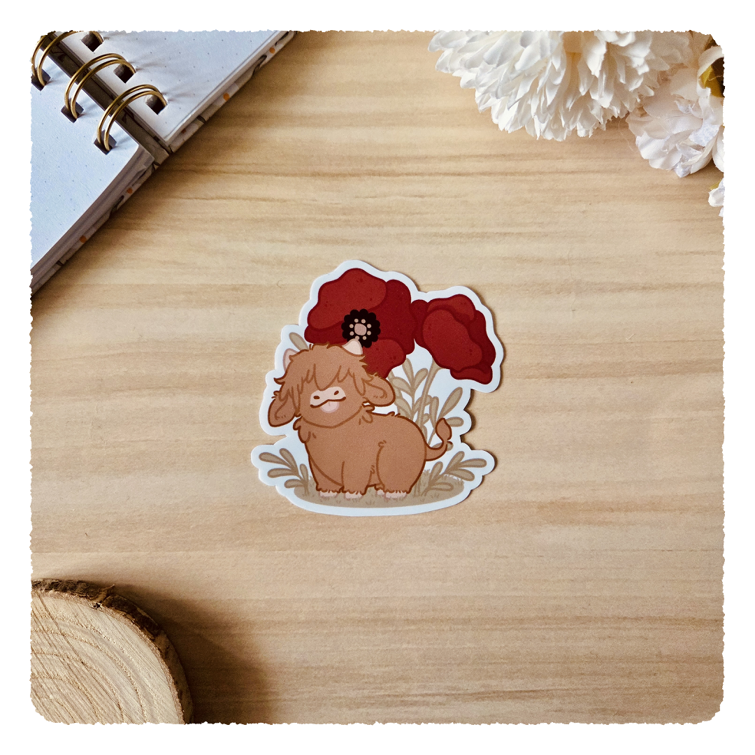 Kiss Cut Sticker - Flourishing Dreams ❘ Mohnblumen