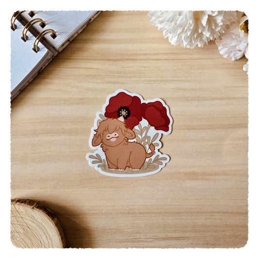 Kiss Cut Sticker - Flourishing Dreams ❘ Mohnblumen