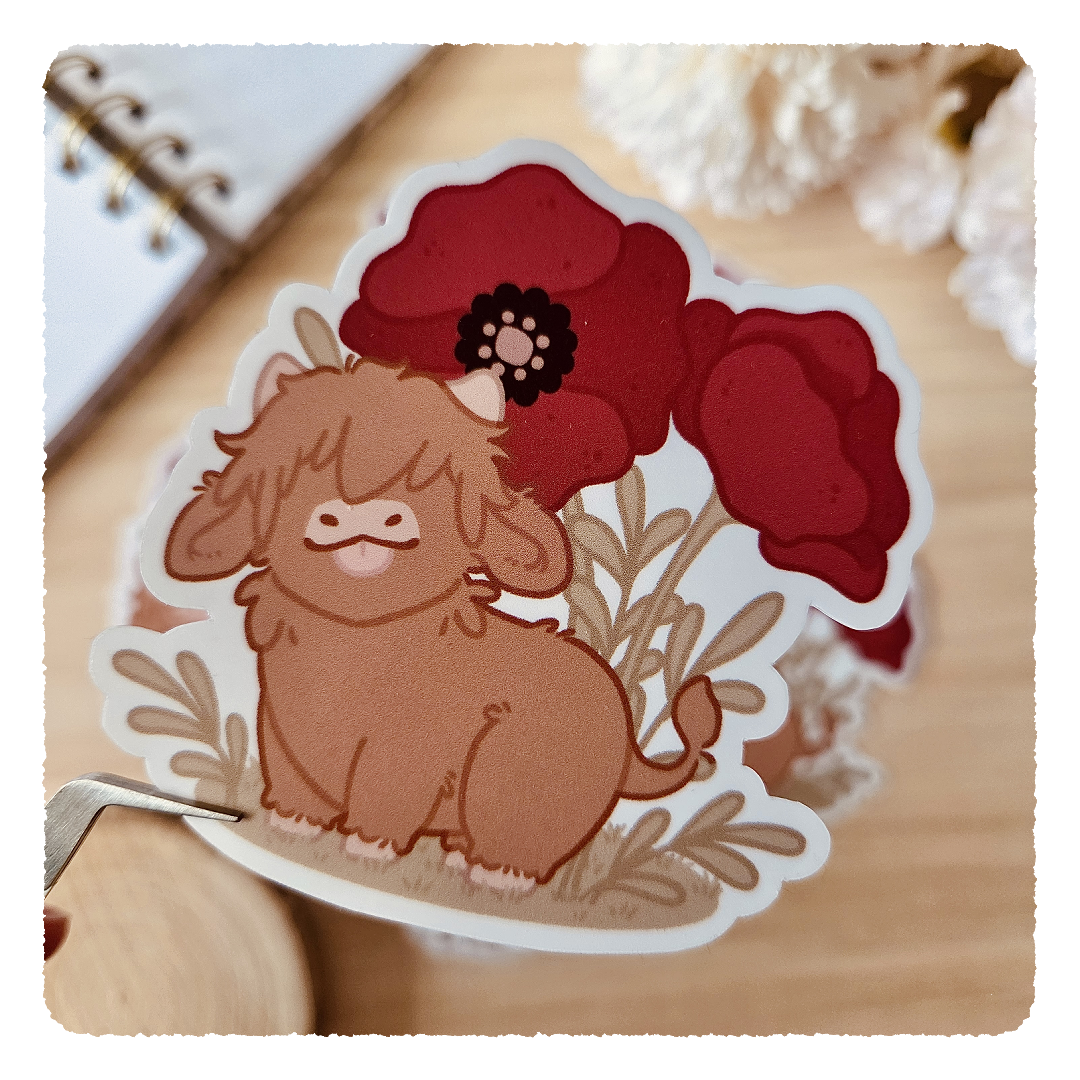 Kiss Cut Sticker - Flourishing Dreams ❘ Mohnblumen