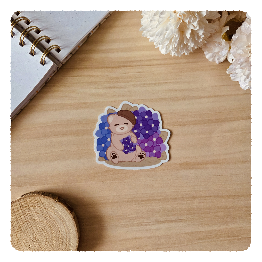 Kiss Cut Sticker - Flourishing Dreams ❘ Hortensien