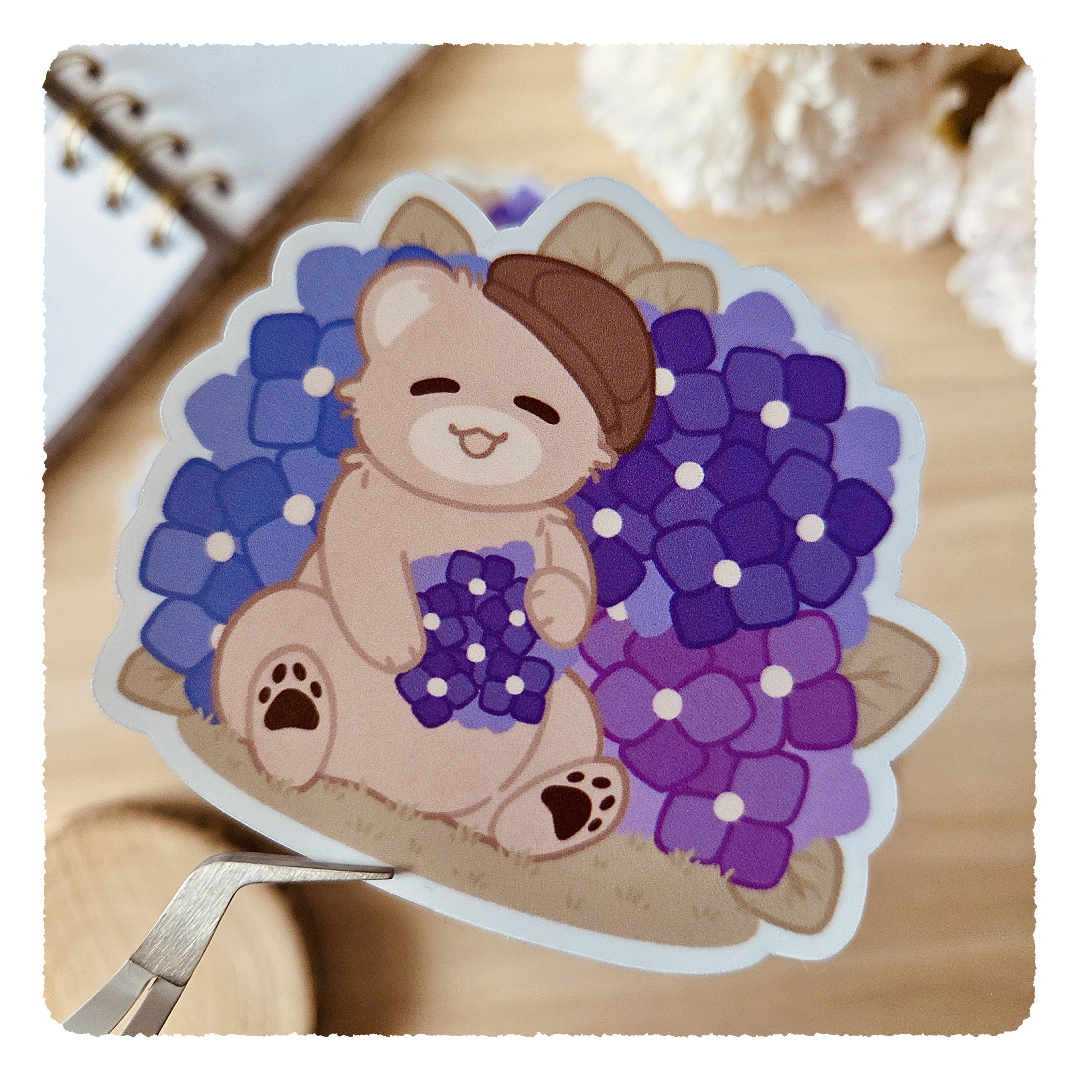 Kiss Cut Sticker - Flourishing Dreams ❘ Hortensien