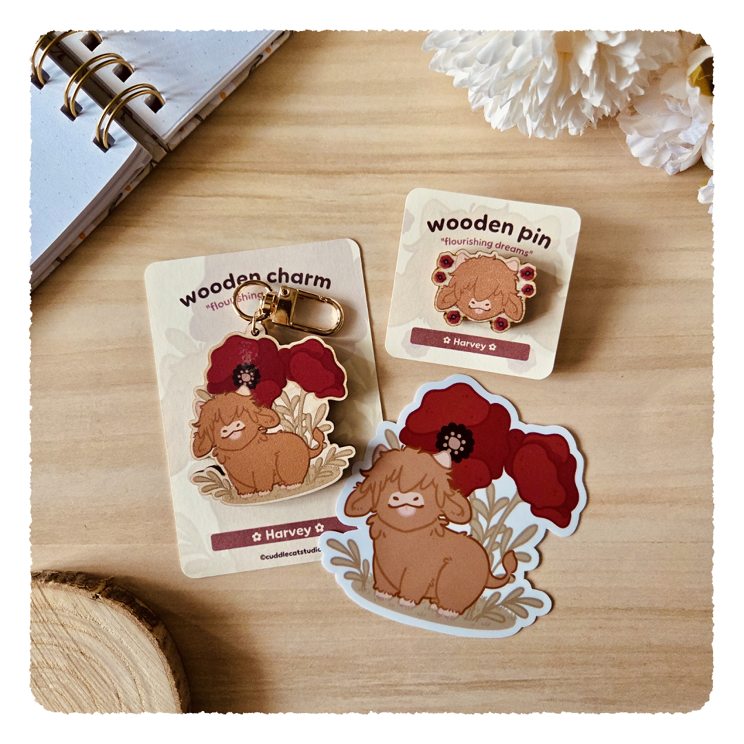 Flourishing Dreams Set I Mohnblumen