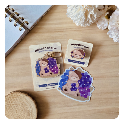 Flourishing Dreams Set I Hortensien