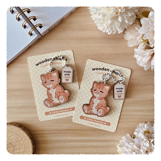 Holzanhänger - Cuddly Friends I Kleiner Flowers