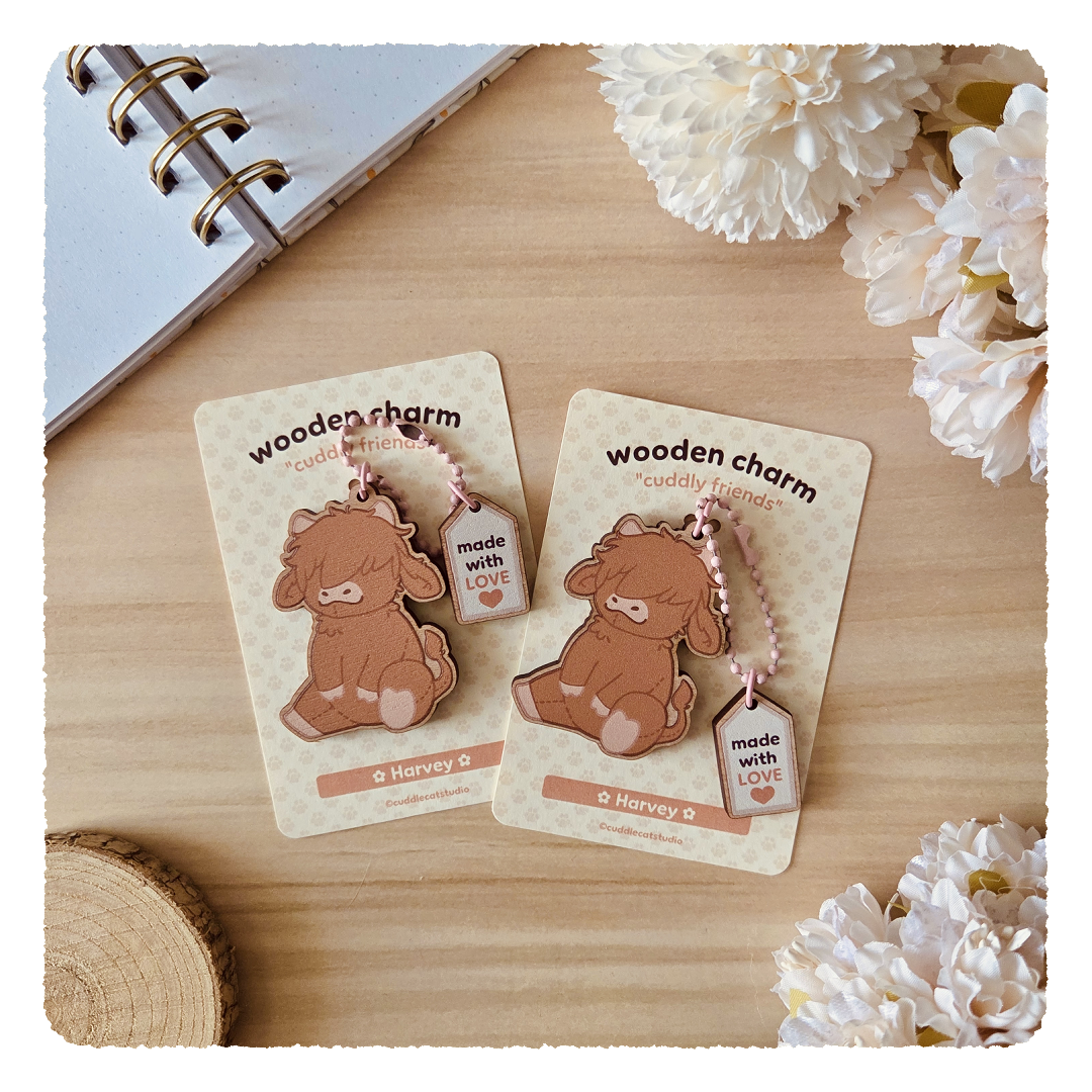 Holzanhänger - Cuddly Friends I Harvey