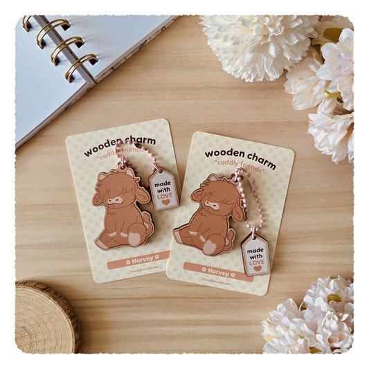 Holzanhänger - Cuddly Friends I Harvey
