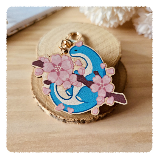 Holzanhänger - Memories under cherry blossoms