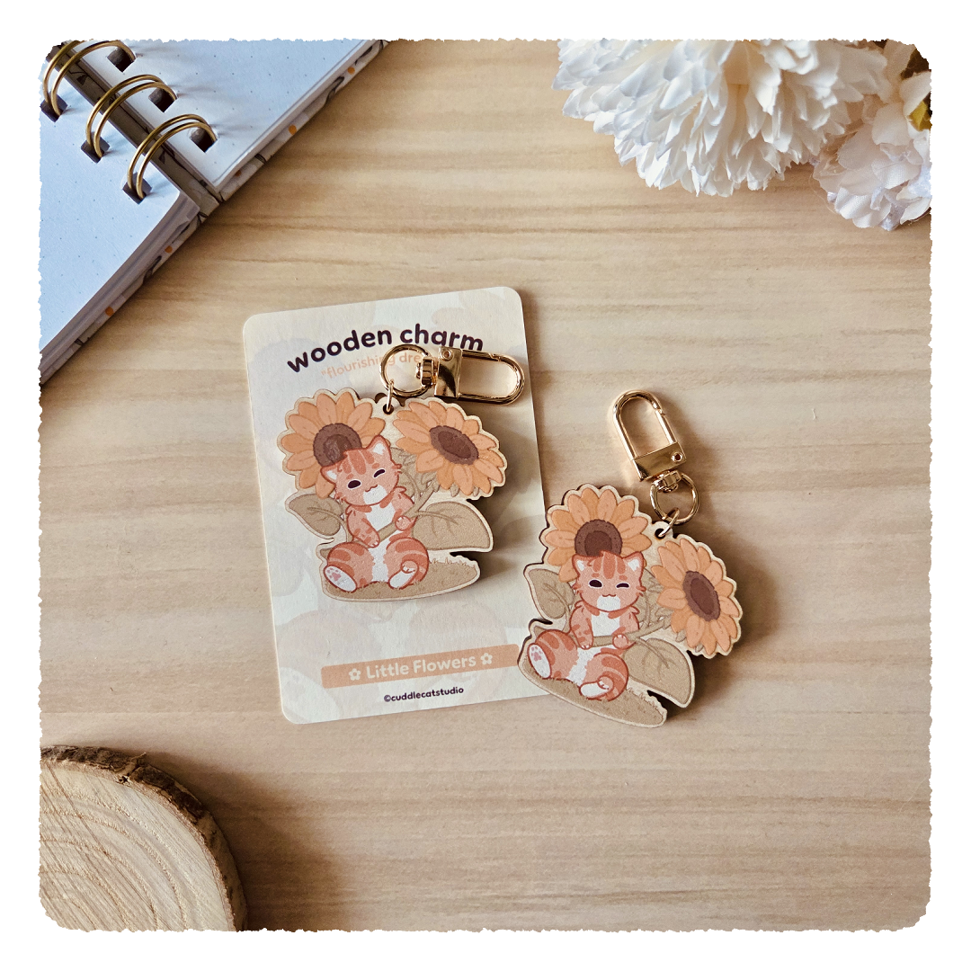 wooden charm - Flourishing Dreams I sunflowers