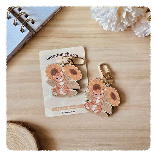 wooden charm - Flourishing Dreams I sunflowers