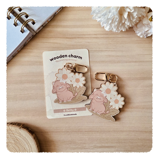 Holzanhänger - Flourishing Dreams I Gänseblümchen