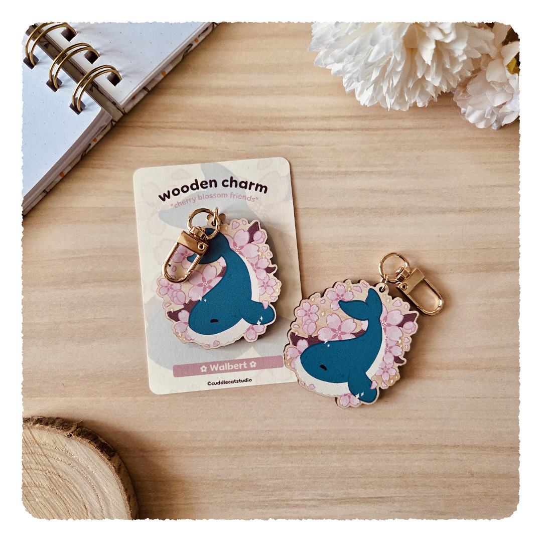 Holzanhänger - Cherry Blossom Friends I Walbert