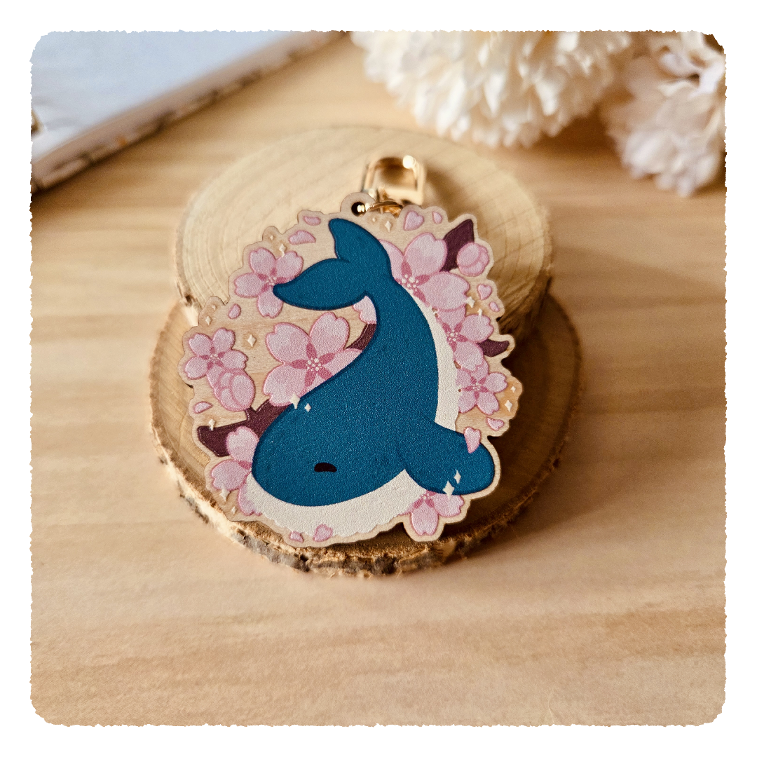 Holzanhänger - Cherry Blossom Friends I Walbert